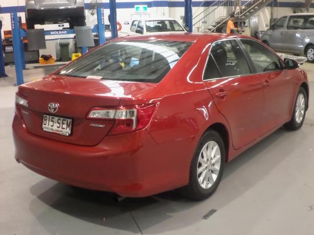 2012 Toyota CAMRY L4 Altise 2.5L Petrol Automatic Sedan